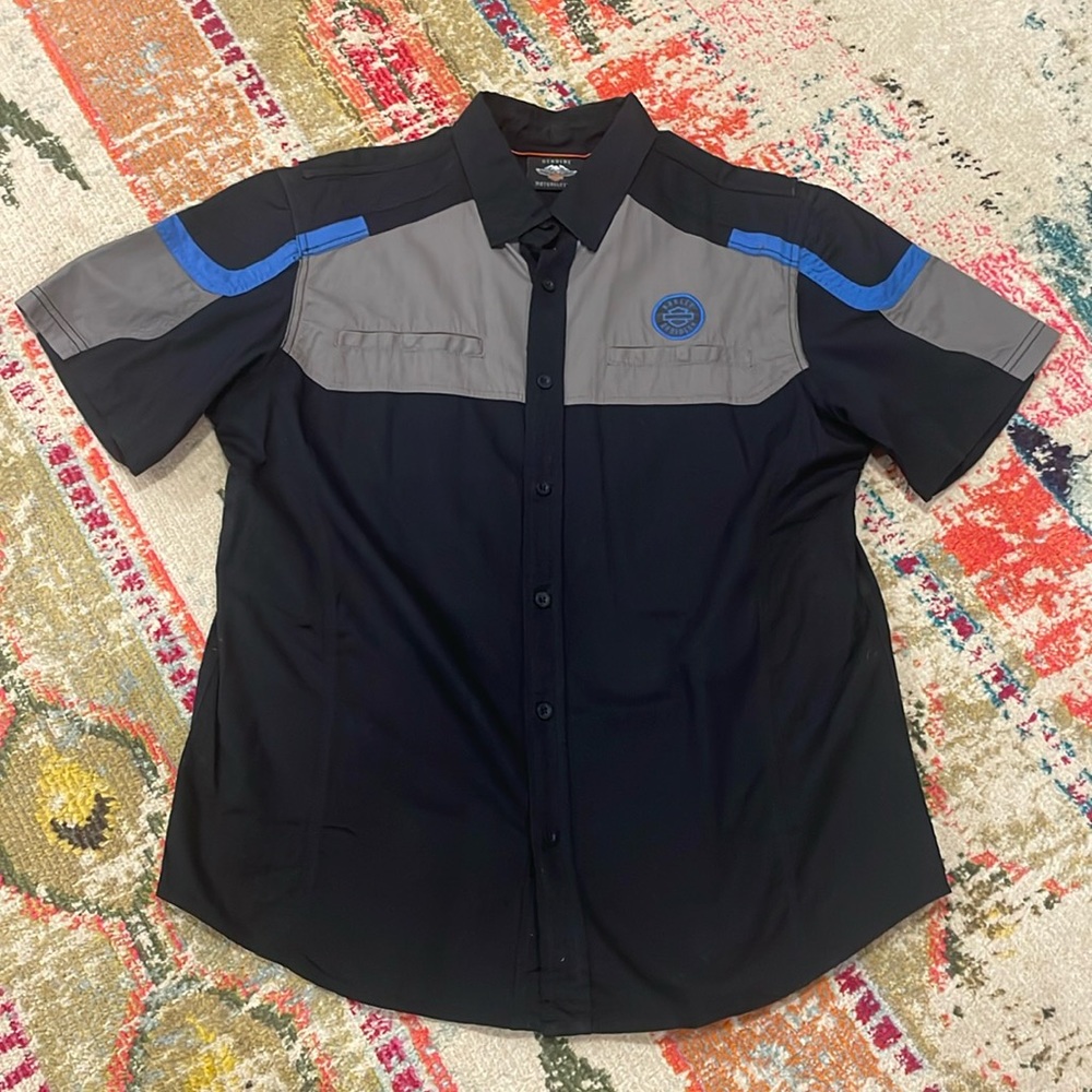 Harley Davidson Button Up